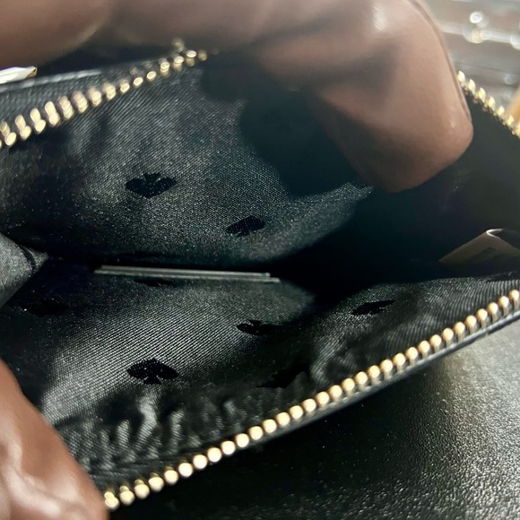 Kate Spade Black Leather Key Ring Card Holder, Like New! - Picture 10 of 16